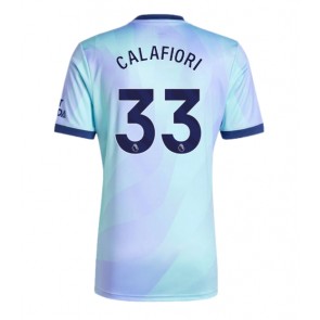 Arsenal Riccardo Calafiori #33 Alternativní Dres 2024-25 Krátkým Rukávem