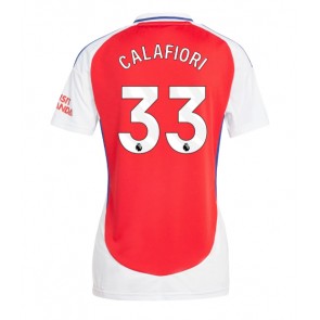 Arsenal Riccardo Calafiori #33 Domácí Dres pro Dámy 2024-25 Krátkým Rukávem