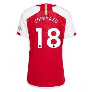 Arsenal Takehiro Tomiyasu #18 Domácí Dres pro Dámy 2023-24 Krátkým Rukávem