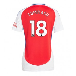 Arsenal Takehiro Tomiyasu #18 Domácí Dres pro Dámy 2024-25 Krátkým Rukávem