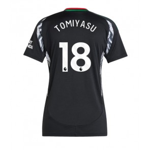 Arsenal Takehiro Tomiyasu #18 Venkovní Dres pro Dámy 2024-25 Krátkým Rukávem