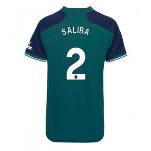 Arsenal William Saliba #2 Alternativní Dres pro Dámy 2023-24 Krátkým Rukávem