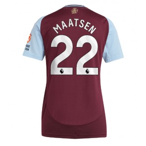 Aston Villa Ian Maatsen #22 Domácí Dres pro Dámy 2024-25 Krátkým Rukávem