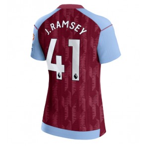 Aston Villa Jacob Ramsey #41 Domácí Dres pro Dámy 2023-24 Krátkým Rukávem