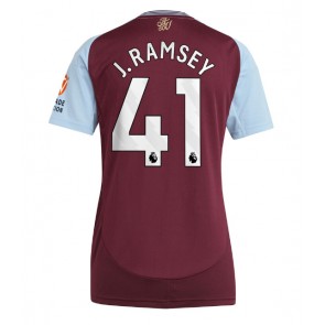 Aston Villa Jacob Ramsey #41 Domácí Dres pro Dámy 2024-25 Krátkým Rukávem