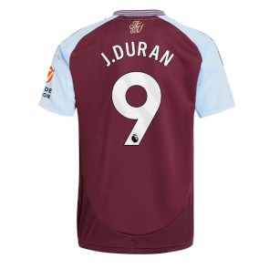 Aston Villa Jhon Duran #9 Domácí Dres 2024-25 Krátkým Rukávem