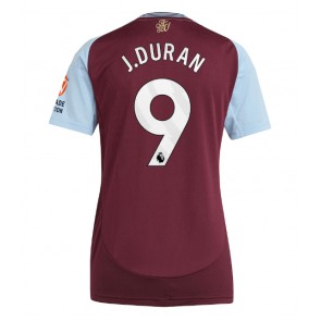 Aston Villa Jhon Duran #9 Domácí Dres pro Dámy 2024-25 Krátkým Rukávem