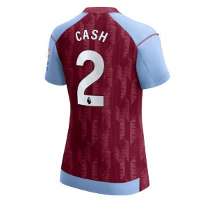 Aston Villa Matty Cash #2 Domácí Dres pro Dámy 2023-24 Krátkým Rukávem