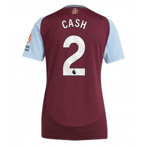 Aston Villa Matty Cash #2 Domácí Dres pro Dámy 2024-25 Krátkým Rukávem