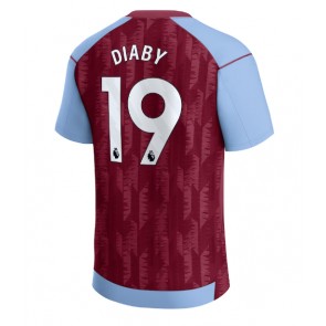 Aston Villa Moussa Diaby #19 Domácí Dres 2023-24 Krátkým Rukávem