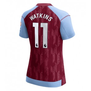 Aston Villa Ollie Watkins #11 Domácí Dres pro Dámy 2023-24 Krátkým Rukávem