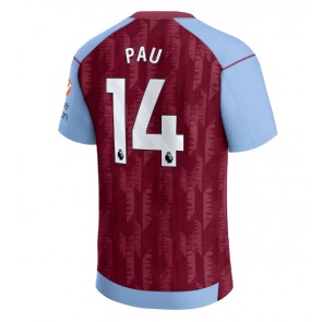 Aston Villa Pau Torres #14 Domácí Dres 2023-24 Krátkým Rukávem