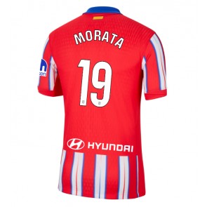 Atletico Madrid Alvaro Morata #19 Domácí Dres 2024-25 Krátkým Rukávem