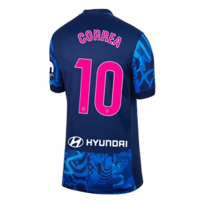 Atletico Madrid Angel Correa #10 Alternativní Dres pro Dámy 2024-25 Krátkým Rukávem