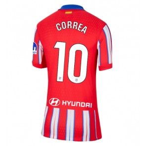 Atletico Madrid Angel Correa #10 Domácí Dres pro Dámy 2024-25 Krátkým Rukávem