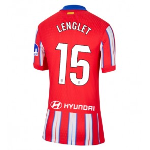 Atletico Madrid Clement Lenglet #15 Domácí Dres pro Dámy 2024-25 Krátkým Rukávem