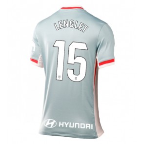 Atletico Madrid Clement Lenglet #15 Venkovní Dres pro Dámy 2024-25 Krátkým Rukávem