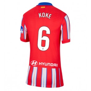 Atletico Madrid Koke #6 Domácí Dres pro Dámy 2024-25 Krátkým Rukávem