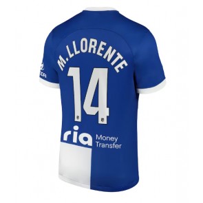 Atletico Madrid Marcos Llorente #14 Venkovní Dres 2023-24 Krátkým Rukávem