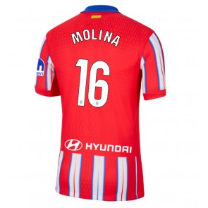 Atletico Madrid Nahuel Molina #16 Domácí Dres 2024-25 Krátkým Rukávem