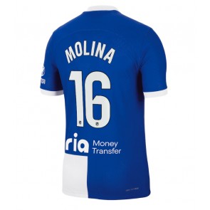 Atletico Madrid Nahuel Molina #16 Venkovní Dres 2023-24 Krátkým Rukávem