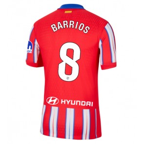 Atletico Madrid Pablo Barrios #8 Domácí Dres 2024-25 Krátkým Rukávem