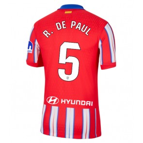 Atletico Madrid Rodrigo De Paul #5 Domácí Dres 2024-25 Krátkým Rukávem