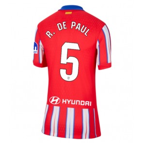 Atletico Madrid Rodrigo De Paul #5 Domácí Dres pro Dámy 2024-25 Krátkým Rukávem