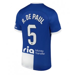 Atletico Madrid Rodrigo De Paul #5 Venkovní Dres 2023-24 Krátkým Rukávem