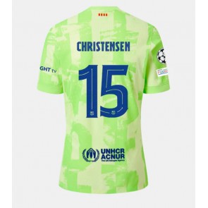 Barcelona Andreas Christensen #15 Alternativní Dres 2024-25 Krátkým Rukávem