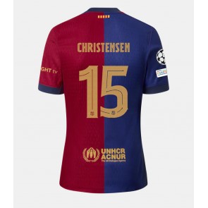 Barcelona Andreas Christensen #15 Domácí Dres 2024-25 Krátkým Rukávem