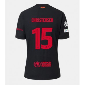 Barcelona Andreas Christensen #15 Venkovní Dres 2024-25 Krátkým Rukávem