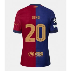 Barcelona Dani Olmo #20 Domácí Dres 2024-25 Krátkým Rukávem