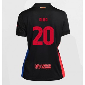 Barcelona Dani Olmo #20 Venkovní Dres pro Dámy 2024-25 Krátkým Rukávem