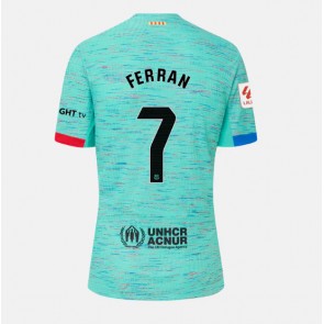 Barcelona Ferran Torres #7 Alternativní Dres pro Dámy 2023-24 Krátkým Rukávem