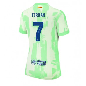 Barcelona Ferran Torres #7 Alternativní Dres pro Dámy 2024-25 Krátkým Rukávem