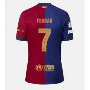 Barcelona Ferran Torres #7 Domácí Dres 2024-25 Krátkým Rukávem