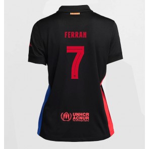 Barcelona Ferran Torres #7 Venkovní Dres pro Dámy 2024-25 Krátkým Rukávem