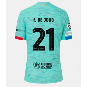 Barcelona Frenkie de Jong #21 Alternativní Dres 2023-24 Krátkým Rukávem