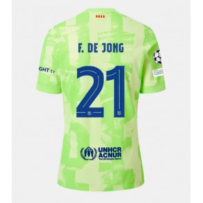 Barcelona Frenkie de Jong #21 Alternativní Dres 2024-25 Krátkým Rukávem