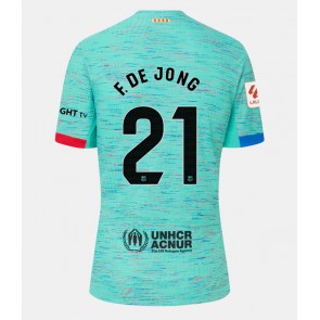 Barcelona Frenkie de Jong #21 Alternativní Dres pro Dámy 2023-24 Krátkým Rukávem