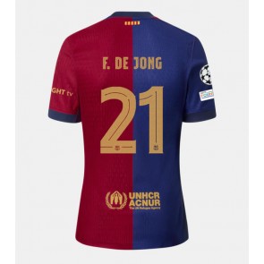 Barcelona Frenkie de Jong #21 Domácí Dres 2024-25 Krátkým Rukávem