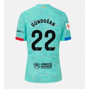 Barcelona Ilkay Gundogan #22 Alternativní Dres pro Dámy 2023-24 Krátkým Rukávem