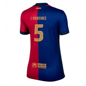 Barcelona Inigo Martinez #5 Domácí Dres pro Dámy 2024-25 Krátkým Rukávem