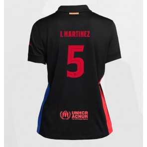 Barcelona Inigo Martinez #5 Venkovní Dres pro Dámy 2024-25 Krátkým Rukávem