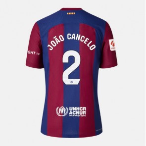 Barcelona Joao Cancelo #2 Domácí Dres pro Dámy 2023-24 Krátkým Rukávem