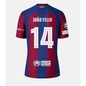 Barcelona Joao Felix #14 Domácí Dres 2023-24 Krátkým Rukávem