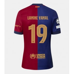 Barcelona Lamine Yamal #19 Domácí Dres 2024-25 Krátkým Rukávem