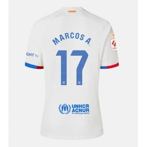 Barcelona Marcos Alonso #17 Venkovní Dres 2023-24 Krátkým Rukávem