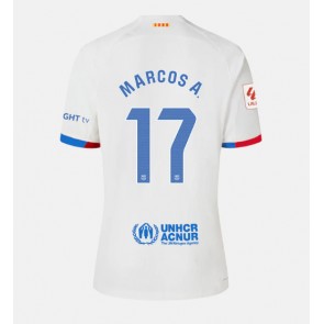 Barcelona Marcos Alonso #17 Venkovní Dres pro Dámy 2023-24 Krátkým Rukávem